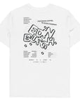GUSTATORY Edinburgh Coffee Scene Organic Cotton Embroidered T-Shirt
