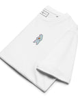 Polar Bear Day Out In The Wild Organic Cotton Embroidered T-Shirt