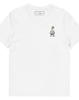 Dapper Duck Actual Life Organic Cotton Embroidered T-Shirt