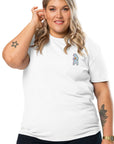 Polar Bear Day Out In The Wild Organic Cotton Embroidered T-Shirt