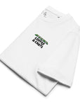 GUSTATORY Coffee & Chats Organic Cotton Embroidered T-Shirt