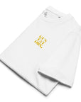 GUSTATORY Coffee Over Bills Organic Cotton Embroidered T-Shirt