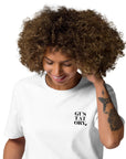 GUSTATORY Edinburgh Coffee Scene Organic Cotton Embroidered T-Shirt