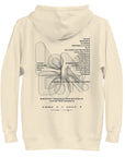 GUSTATORY London Coffee Scene Cotton Blend Embroidered Hoodie