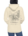 GUSTATORY London Coffee Scene Cotton Blend Embroidered Hoodie