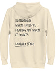 Think Ocean Leopard Aspirations Cotton Blend Embroidered Hoodie