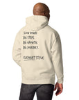 Think Ocean Elephant Aspirations Cotton Blend Embroidered Hoodie