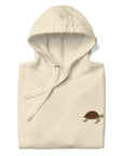 Think Ocean Turtle Aspirations Cotton Blend Embroidered Hoodie