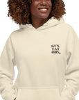 GUSTATORY Amsterdam Coffee Scene Cotton Blend Embroidered Hoodie