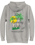 Palm Tree Slow Sundays Running Club Cotton Blend Hoodie