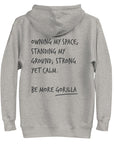 Think Ocean Gorilla Aspirations Cotton Blend Embroidered Hoodie
