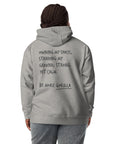 Think Ocean Gorilla Aspirations Cotton Blend Embroidered Hoodie