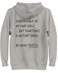 Think Ocean Turtle Aspirations Cotton Blend Embroidered Hoodie