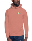 Santorini Landmark Cotton Blend Hoodie