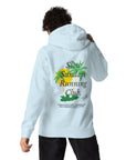 Palm Tree Slow Sundays Running Club Cotton Blend Hoodie