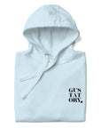 GUSTATORY Barcelona Coffee Scene Cotton Blend Embroidered Hoodie