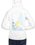 Santorini Landmark Cotton Blend Hoodie