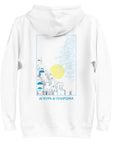 Santorini Landmark Cotton Blend Hoodie