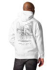 GUSTATORY London Coffee Scene Cotton Blend Embroidered Hoodie