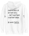 Think Ocean Turtle Aspirations Cotton Blend Embroidered Hoodie