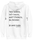 Think Ocean Rhino Aspirations Cotton Blend Embroidered Hoodie