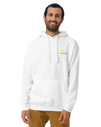 Santorini Landmark Cotton Blend Hoodie
