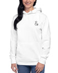 Palm Tree Slow Sundays Running Club Cotton Blend Hoodie