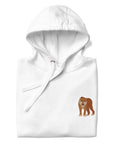Think Ocean Tiger Aspirations Cotton Blend Embroidered Hoodie