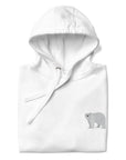 Think Ocean Polar Bear Aspirations Cotton Blend Embroidered Hoodie