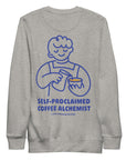 GUSTATORY Coffee Alchemist Cotton Blend Embroidered Sweatshirt