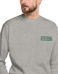 GUSTATORY Have A Good Day Cotton Blend Embroidered Sweatshirt