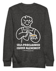 GUSTATORY Coffee Alchemist Cotton Blend Embroidered Sweatshirt