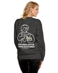 GUSTATORY Coffee Alchemist Cotton Blend Embroidered Sweatshirt