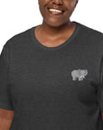 Think Ocean Elephant Aspirations Cotton Embroidered T-Shirt