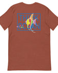 Think Ocean Fish Fluorescence Cotton Embroidered T-Shirt