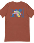 Think Ocean Turtle Fluorescence Cotton Embroidered T-Shirt
