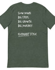 Think Ocean Elephant Aspirations Cotton Embroidered T-Shirt