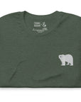 Think Ocean Polar Bear Aspirations Cotton Embroidered T-Shirt