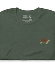 Think Ocean Turtle Aspirations Cotton Embroidered T-Shirt
