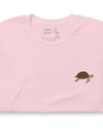 Think Ocean Turtle Aspirations Cotton Embroidered T-Shirt