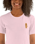 Think Ocean Leopard Aspirations Cotton Embroidered T-Shirt