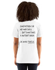 Think Ocean Turtle Aspirations Cotton Embroidered T-Shirt