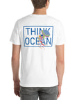 Think Ocean Jellyfish Fluorescence Cotton Embroidered T-Shirt