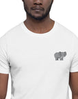 Think Ocean Elephant Aspirations Cotton Embroidered T-Shirt