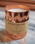 Luxury unscented natural candles, premium coconut rapeseed soy wax blend, hand-poured in England, clean non-toxic burn, allergy-friendly pillar candle by Ralph's Orchard at brixbailey.com