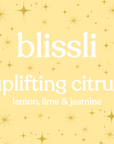 Uplifting Citrus Lemon Lime and Jasmine Soy Candle 220g