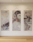 Rose Gold Marble Watercolour Tapestry