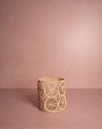 Atlántico Woven Hurricane Vase, Natural - Set of 2