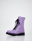 Purple Leather Boots 511 Style