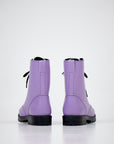 Purple Leather Boots 511 Style